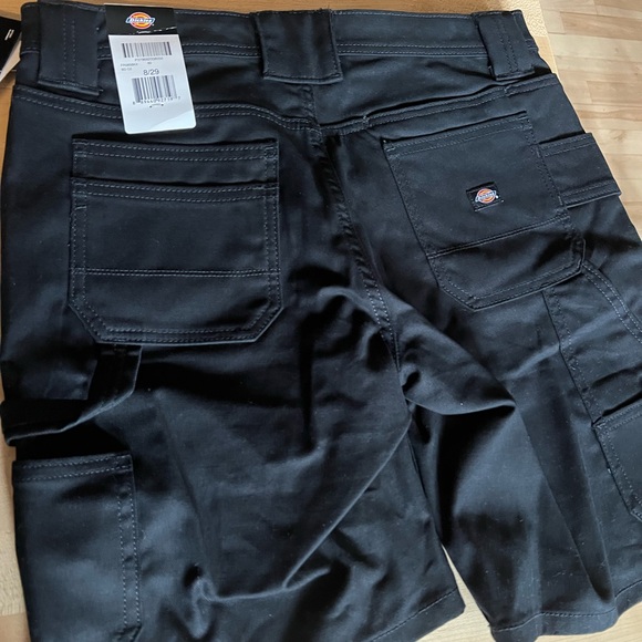 Dickies Duratech shorts women black size 8 - Picture 10 of 10